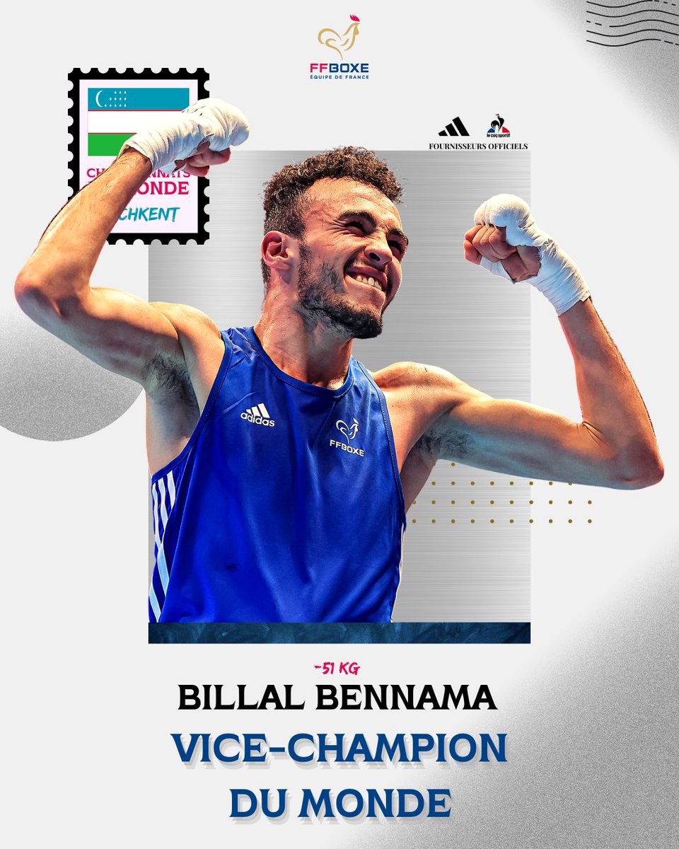 𝐁𝐈𝐋𝐋𝐀𝐋 𝐁𝐄𝐍𝐍𝐀𝐌𝐀 𝐕𝐈𝐂𝐄-𝐂𝐇𝐀𝐌𝐏𝐈𝐎𝐍 𝐃𝐔 𝐌𝐎𝐍𝐃𝐄

D’abord champion d’Europe, Billal Bennama (-51 kg) ajoute une nouvelle ligne à son palmarès ! 🙌 

ON EST FIERS DE TOI BILLAL ! 🔥