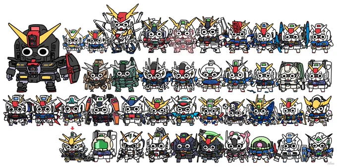One  gundam per day. Day 41 Gundam Sandrock today