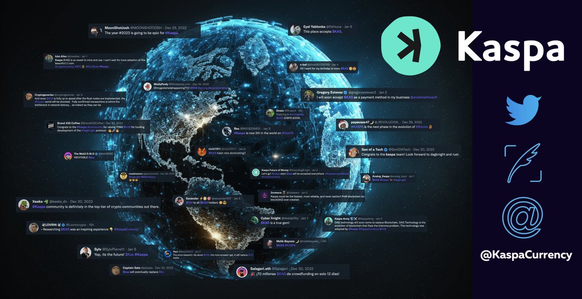 CryptoTruth_'s tweet image. Honest talking..
I haven’t seen such a great and strong community as #Kaspa community since my long years in crypto market, I saw many coins and projects launched and got hyped and all of them now disappeared!!
$KAS is with no doubt so different it doesn’t look like any project!