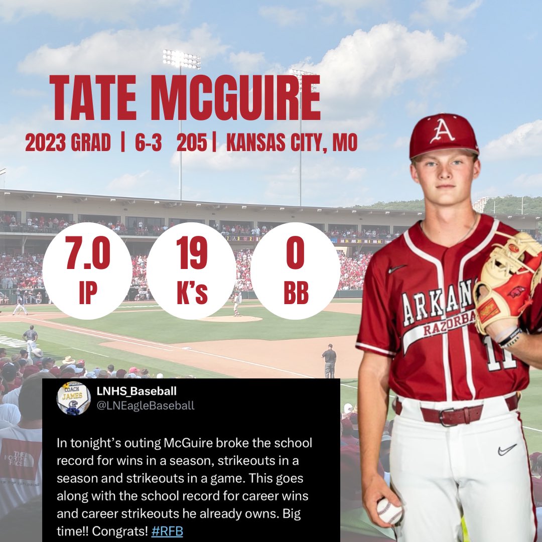 WooPigMedia on Twitter "Last night Arkansas commit Tate McGuire