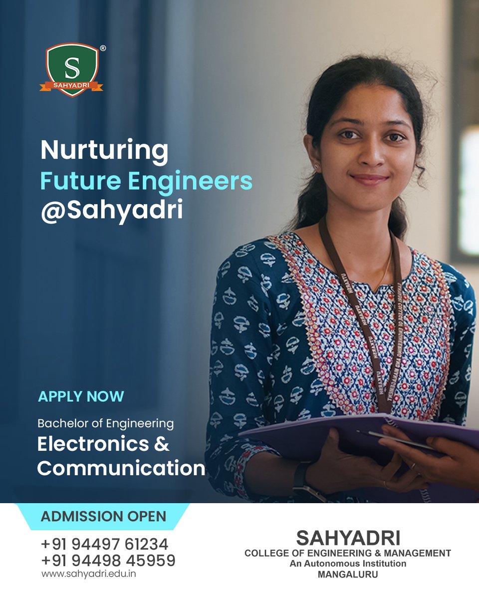 Engineering Excellence in Electronics & Communication: Build a Strong Foundation for a Promising Career
#EngineeringDreams #Engineering #futureengineers #engineeringcareers #engineeringtech 
#empoweringyoungminds #management  #education #students #technology #upskill #sahyadri