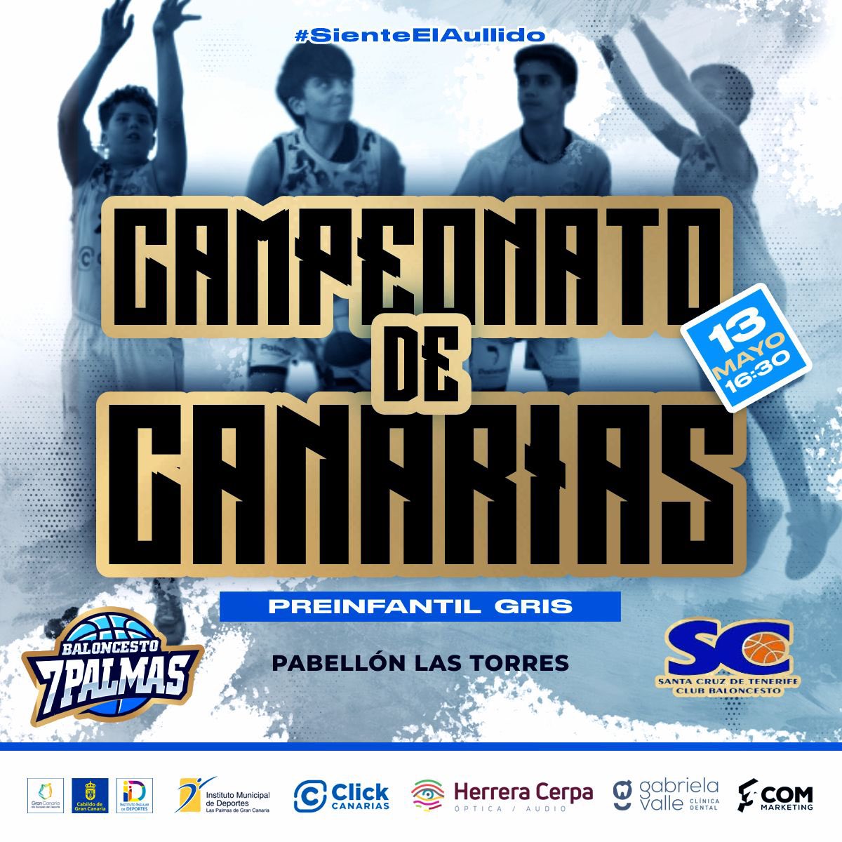 🙌 Nueva oportunidad para acabar lo más arriba posible 

🏆 Cto de Canarias Preinfantil 2023 - Lucha por el 5º puesto
🆚 CB Santa Cruz
📆 Sábado 13 de mayo
⌚ 16:30
🏟️ Pabellón Las Torres

#SienteElAullido