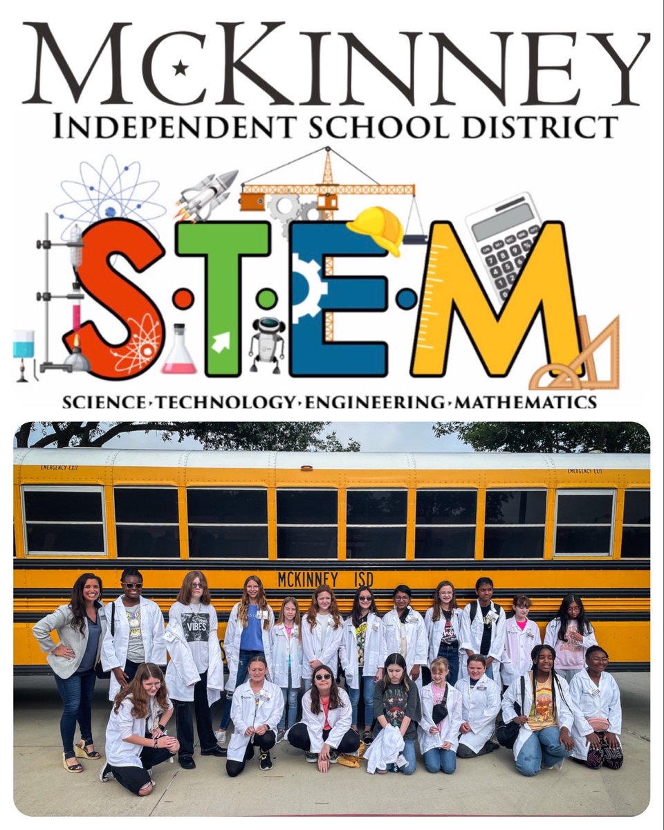 Off we go to our first Girls In STEM Conference! So excited to learn and grow at this awesome <a href="/girlstart/">girlstart</a> event! #McKinneyScience #GirlsInSTEM #STEM #YouBelong