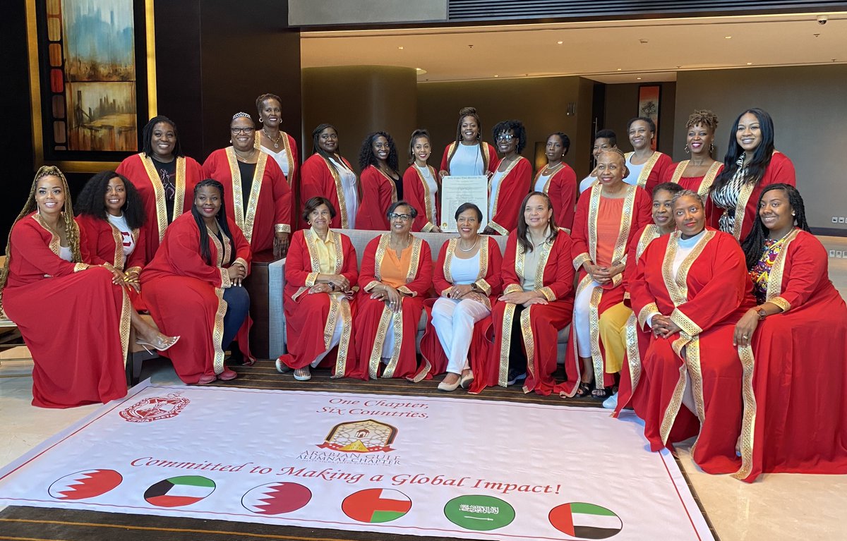 The Delta Delegation has safely made it to part two of our mission trip, including a visit to the Arabian Gulf Alumnae Chapter! The Arabian Gulf Alumnae Chapter was charted in October 2020 and is comprised of six countries. #DST1913 #ForwardWithFortitude #ElevatingOurImpact