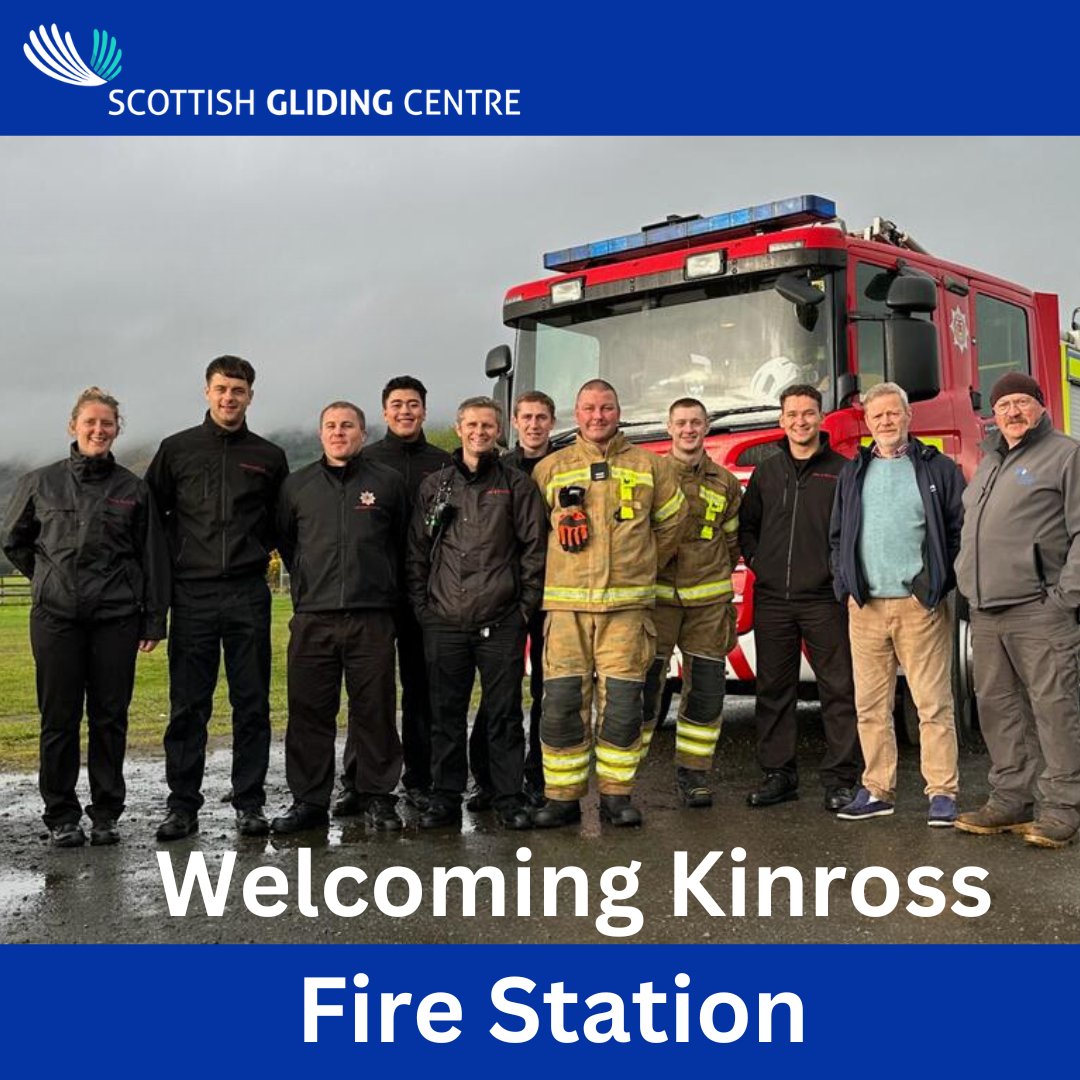 This week we welcomed firefighters from our local Kinross Fire Station along for a team-building exercise with us 👍 Thanks for the visit! 😀