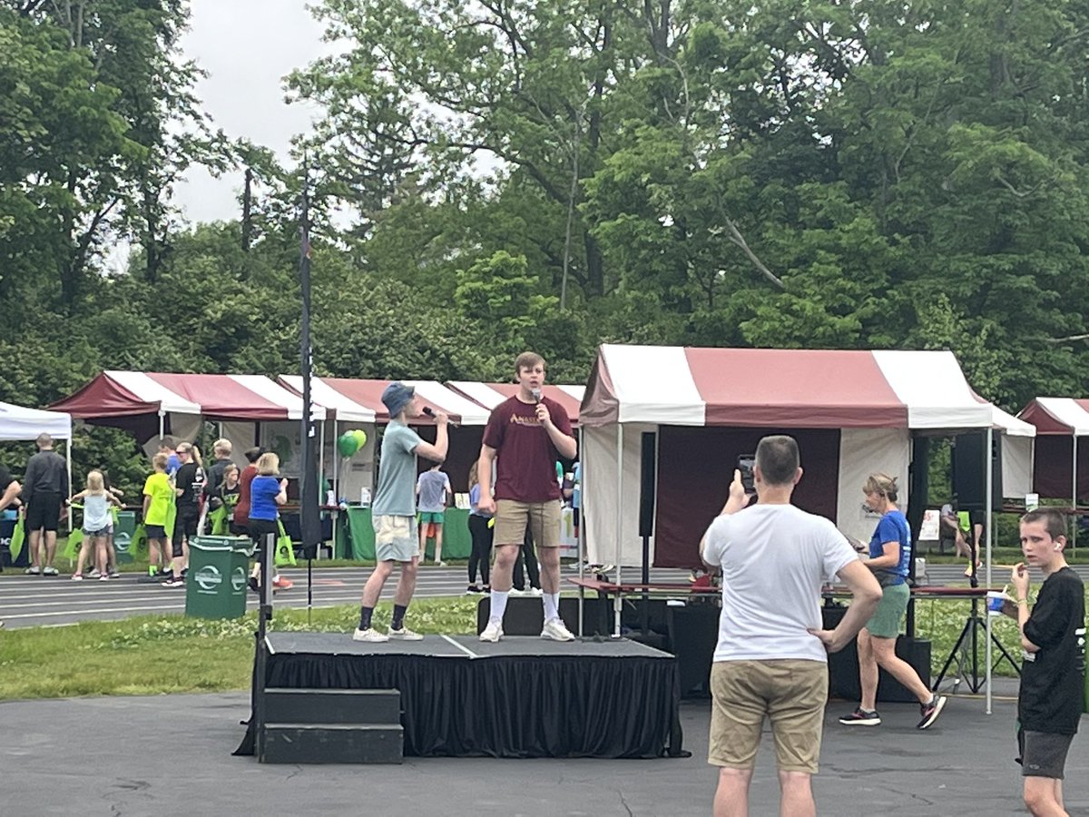 Sights from the Forest Hills 5k.  I spy some Spartans supporting our schools! #SpartanStrong #FH5K