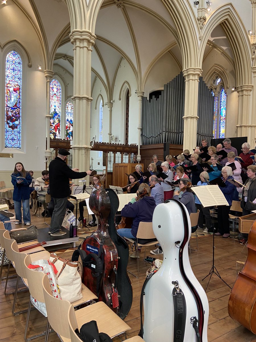 Rehearsing the beautiful Laudate Dominum with fabulous Anna Gregg and Westminster Chamber Orchestra ahead of this evening’s concert!

A few tickets still available at the door so please do join us 🎶✨