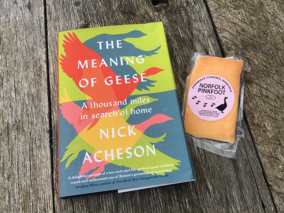 Aliy47's tweet photo. Lovely #Norfolk #book and #cheese #Geese
#author @NickAcheson #Cheesemaker @FerndaleFarms #LittleBarningham https://t.co/sYKT1aygyZ