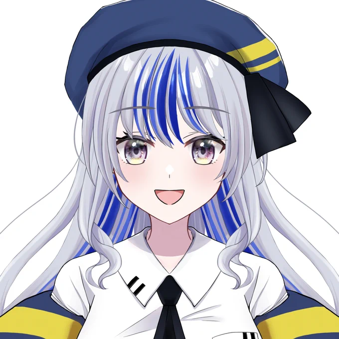 パーツ分け作業進んできた 唇と口内パーツもできたのでデフォルトが口閉じになった。右の方は動く時のガイドになる