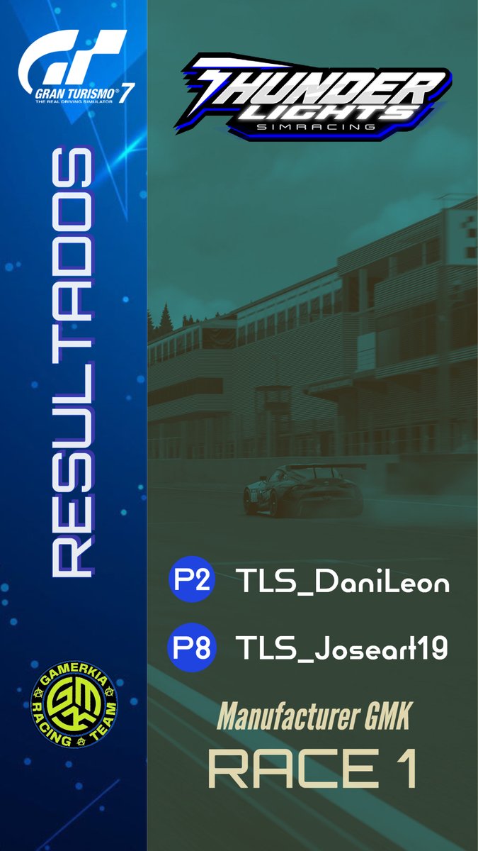 🏁Resultados de esta semana
<a href="/StopGoSimu/">Stop&Go Simulación</a> P3 <a href="/paabloponceee/">Pablo Betancor Ponce</a> 
<a href="/Lligaesportscat/">Lliga Catalana d'eSports</a> P1 <a href="/joseart19/">OWLS_JoseArt19</a> 
<a href="/GMK_Gamerkia/">Gamerkia</a> P2 <a href="/DannyLeon87/">TLS_DaniLeon</a> P8 <a href="/joseart19/">OWLS_JoseArt19</a>