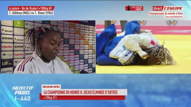 Romane Dicko : « Je n'ai pas fait le match qu'il fallait »: La Française Romane Dicko a réagi avec déception après son élimination dès son entrée en lice des Championnats du monde à Doha face à l'Italienne Asya Tavano chez les… ** martialnet.it dlvr.it/SnzgYC