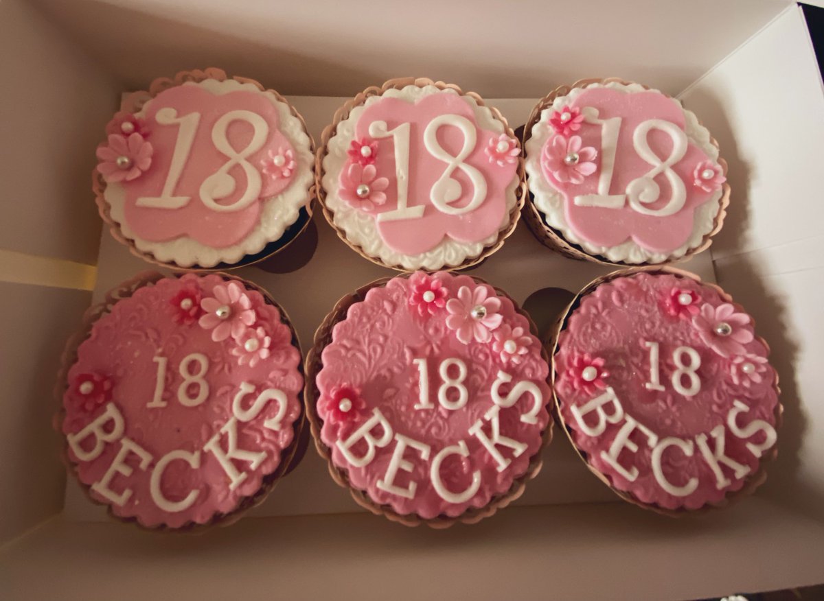 sharonmacks's tweet photo. For Becks π§ππ #cupcakes #happybirthday #eighteen #shopping #cakeart #cakedecorator #cakedesigner #alledible #homemade #handmade #sugarcraft #cakedecorating #birthdaygirl #pink #cakes #baker #baking #cakelover #party #celebrate #retweet https://t.co/5UaB2wNnp2