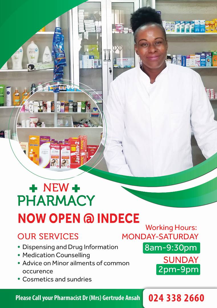 Noticeboardgh's tweet photo. The 24Hrs  KNUST New Pharmacy situated and opened at INDECE HALL provide these services to students

... Take a look at their services 👇👇👇

#KNUSTNotice | #KnustSrc | #CampusHealth https://t.co/iIQWihuiHI