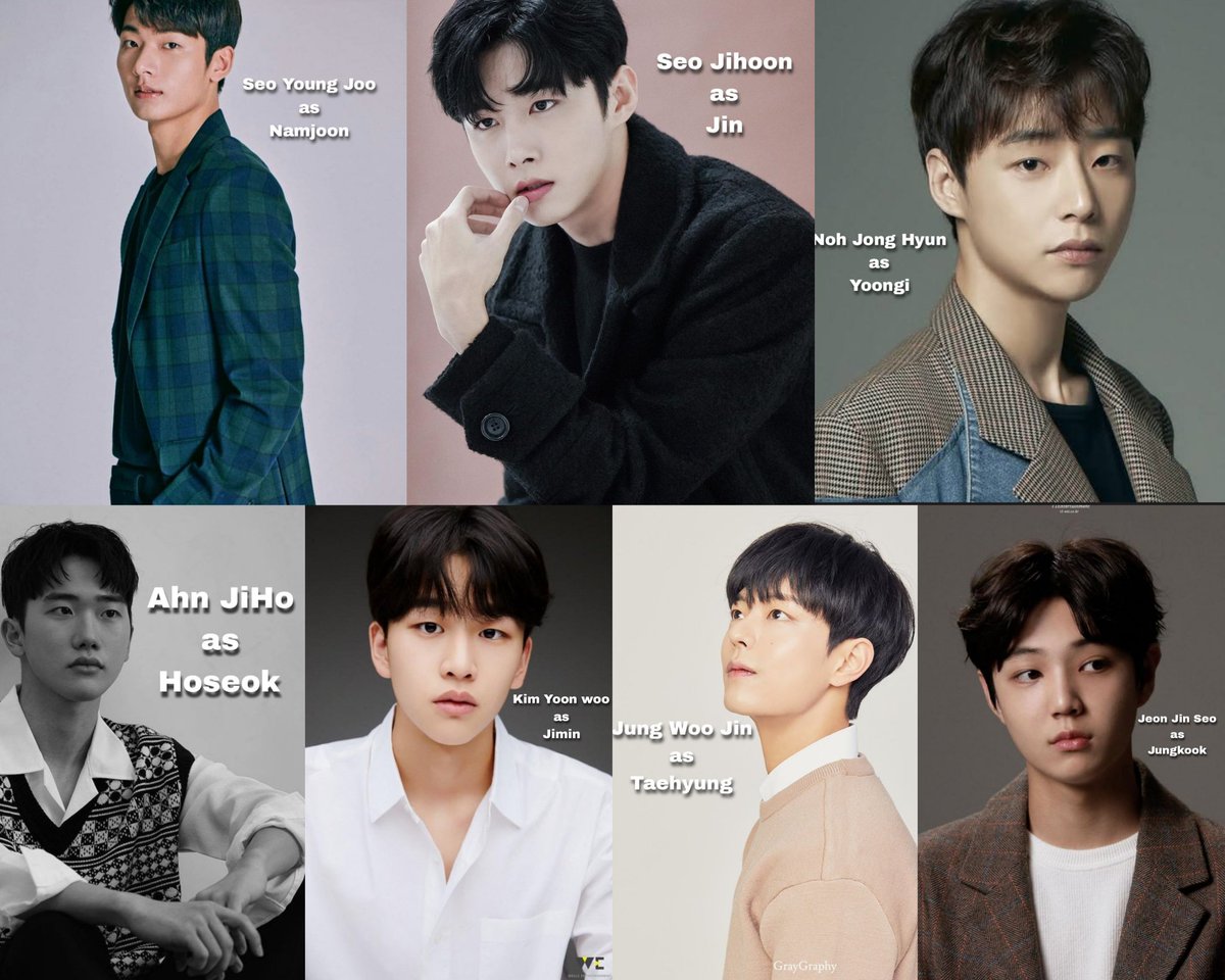 winnttaebear's tweet photo. BTS UNIVERSE DRAMA CAST https://t.co/6nL6tjChlO