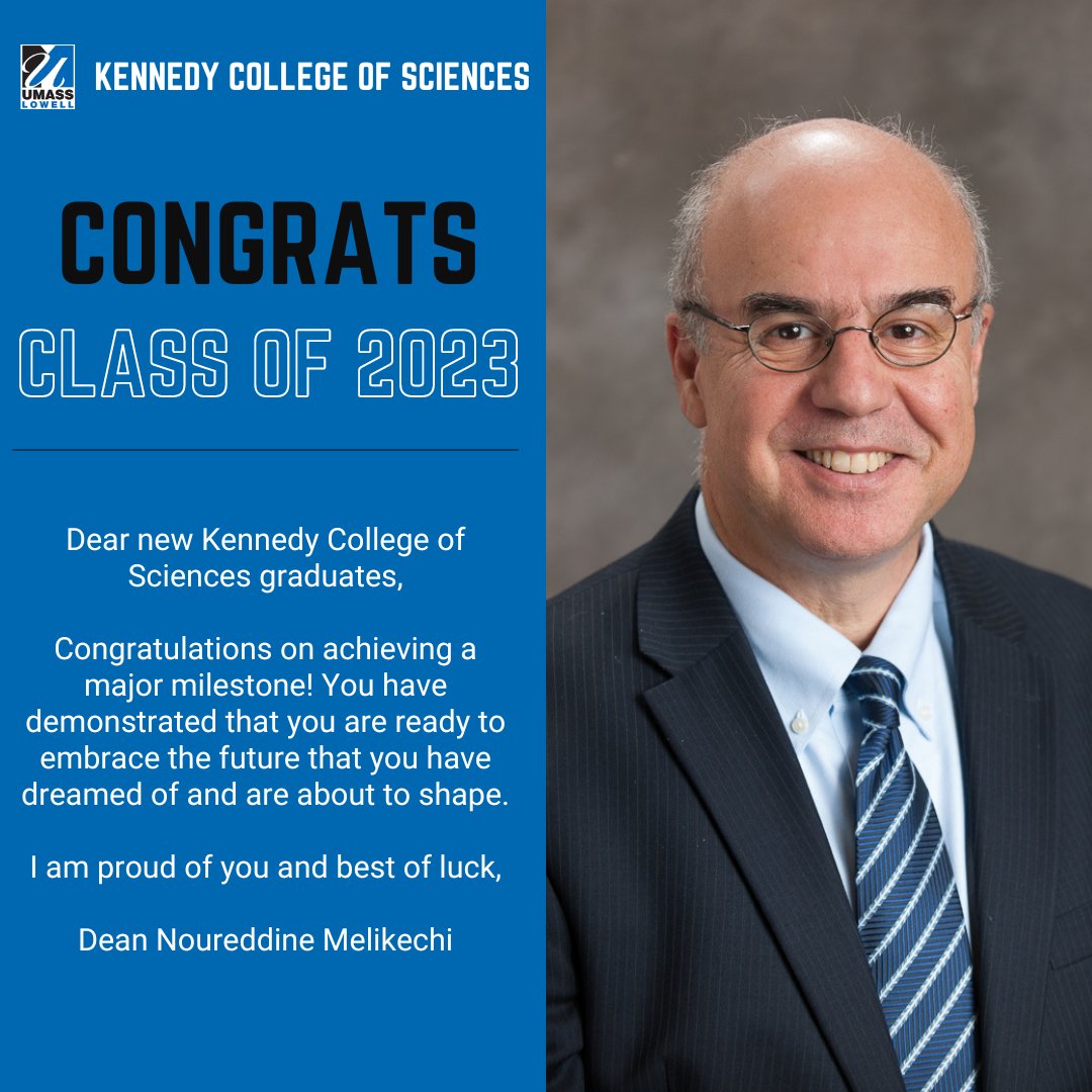 KCSciences_UML's tweet photo. CONGRATULATIONS TO ALL OF OUR 2023 #KCS GRADUATES! You have accomplished a significant achievement that you should be proud of. NEVER STOP LEARNING!
#WeScience #Kennedycollegeofsciences #umasslowell #UML2023 #graduation #undergrads #grads https://t.co/WBJoZ2aUBf
