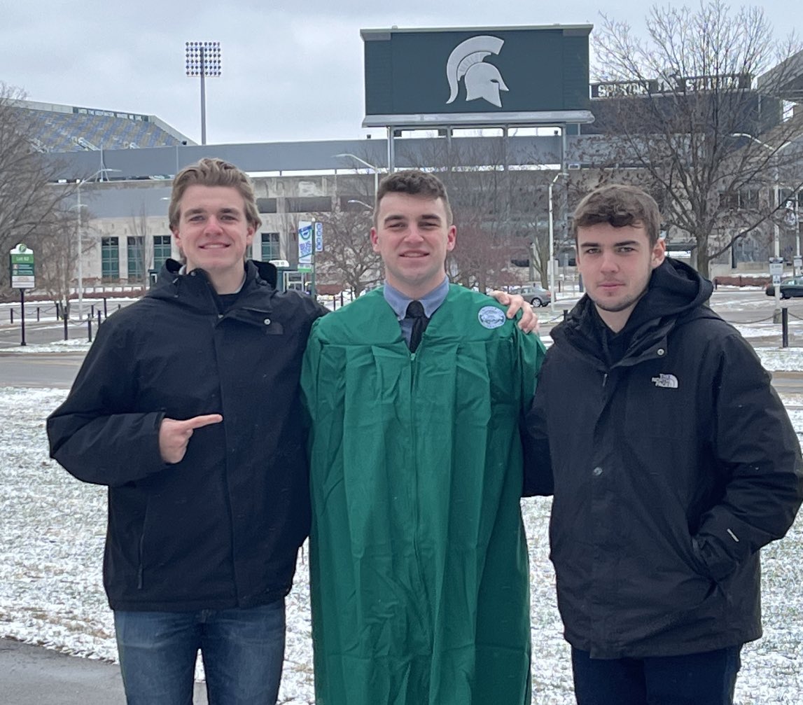 SchusterSL6's tweet photo. Happy Birthday @dschuster23. Wishing you another amazing year - Michigan State Graduate & 1st Engineering job. Many great things ahead - keep working hard & enjoy every minute. #MSUGrad Go Green Go White!! https://t.co/HehLv7SGgP