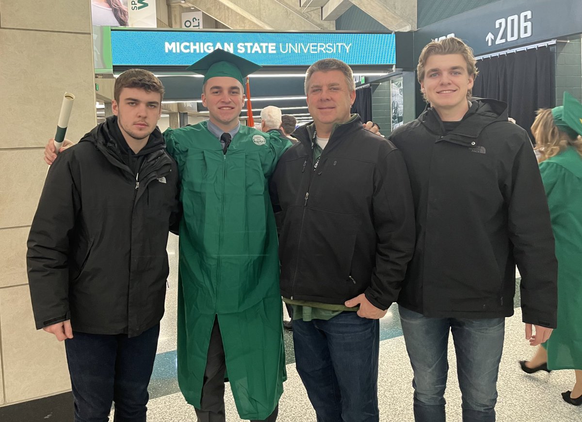 SchusterSL6's tweet photo. Happy Birthday @dschuster23. Wishing you another amazing year - Michigan State Graduate & 1st Engineering job. Many great things ahead - keep working hard & enjoy every minute. #MSUGrad Go Green Go White!! https://t.co/HehLv7SGgP