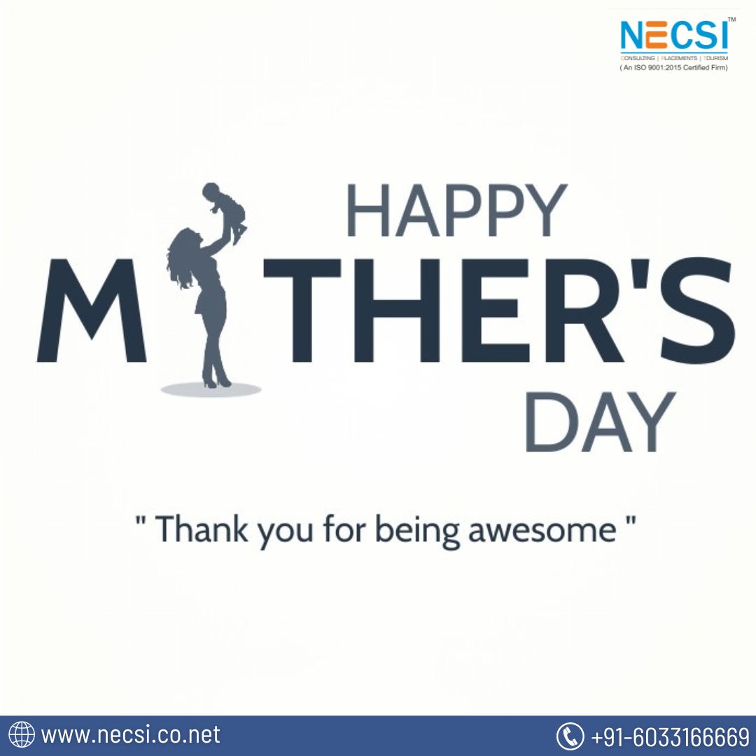 NecsiIndia's tweet photo. Mothers are the gift from heaven…. Wishing you and your wonderful mother a very warm and Happy Mother’s Day. 
 #necsi2023 #necsi #consultants #necsiconsultants #consulting #consultant #placement #happymothersday #mothersday #mothersdaygift  #MothersDayWishes #MothersDayGreetings https://t.co/IvcsAixriR