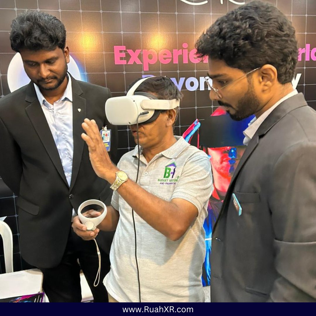 ruahtech's tweet photo. We are currently on the second day of the CAI's #Build and #Design exhibition, celebrating its 10th edition. Our Extended Reality stall has been attracting a huge number of visitors. We warmly welcome you to join us.
#AR #VR #extendedreality #RuahTech #RuahXR https://t.co/fp44GlRqQo