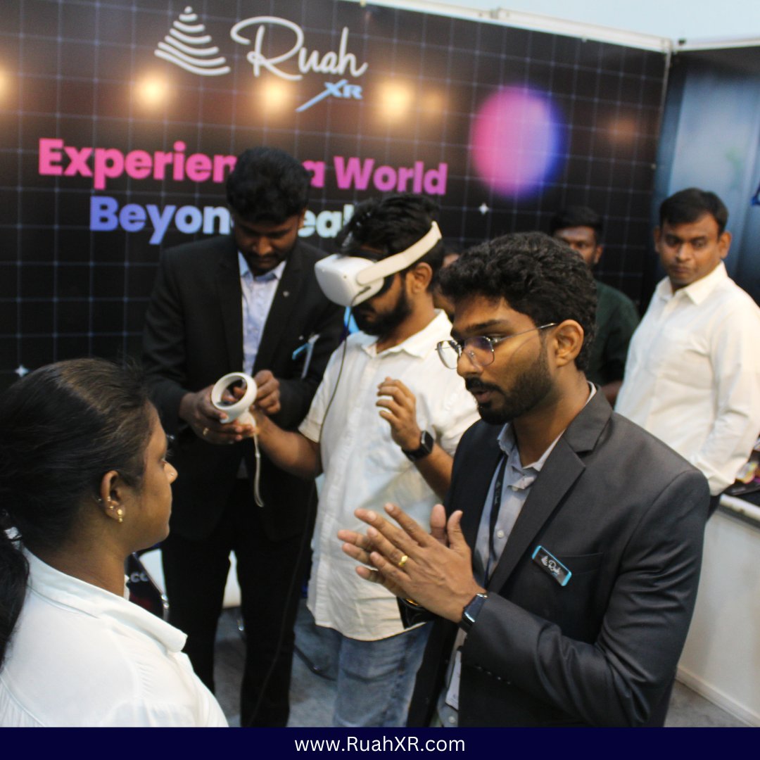 ruahtech's tweet photo. We are currently on the second day of the CAI's #Build and #Design exhibition, celebrating its 10th edition. Our Extended Reality stall has been attracting a huge number of visitors. We warmly welcome you to join us.
#AR #VR #extendedreality #RuahTech #RuahXR https://t.co/fp44GlRqQo