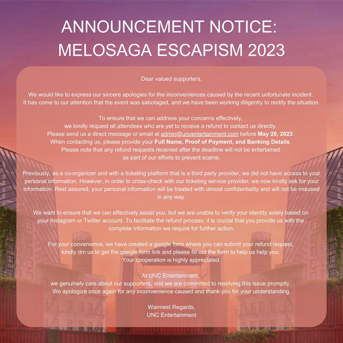 [#MELOSAGAINKL] 

#MELOSAGA #MELOSAGA2023 #MELOSAGACONCERT