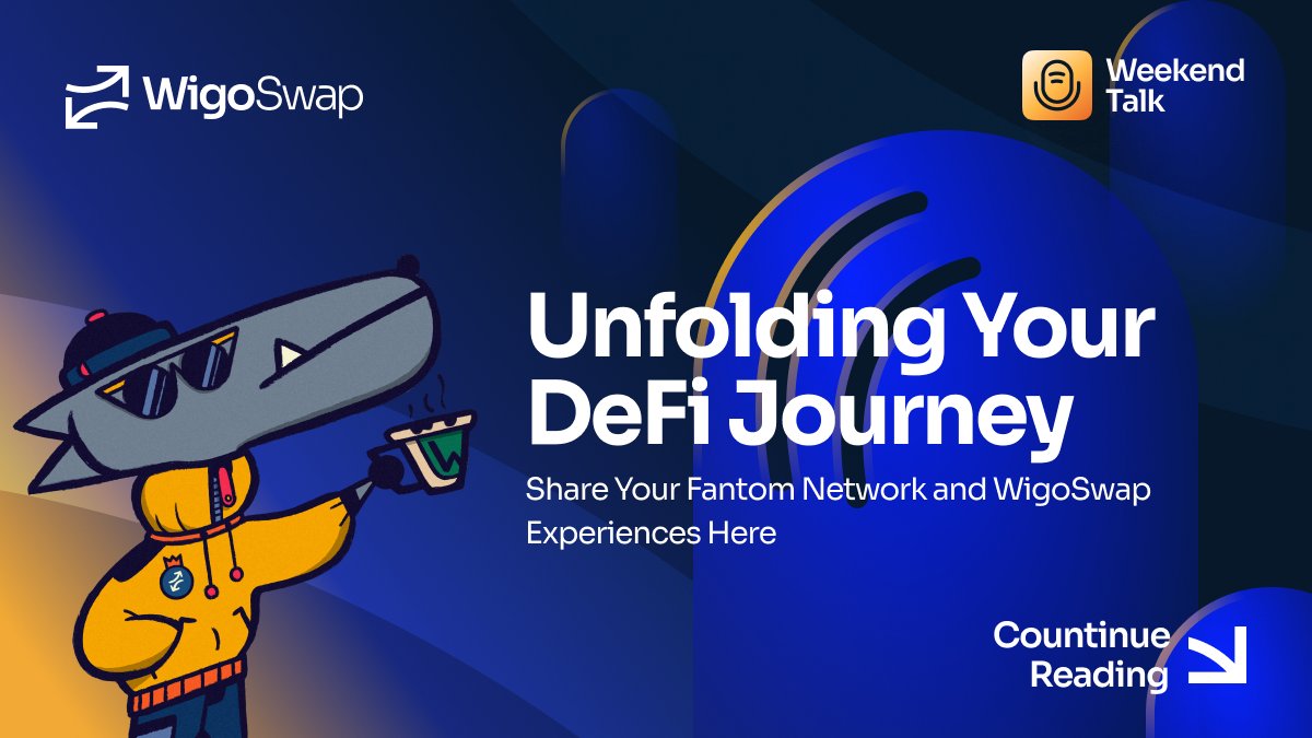 0xDeFive's tweet photo. #WeekendTalk:

🛣 Fantom Network &amp; WigoSwap fans! We're eager to hear your #DeFi journey. 

How did you step into decentralized finance on Fantom?

Share your story, earn exclusive achievements 🏆 &amp; rewards 🎁.
Let's connect, learn &amp; grow! 🚀

$WIGO $FTM https://t.co/mk9w3KGvs6