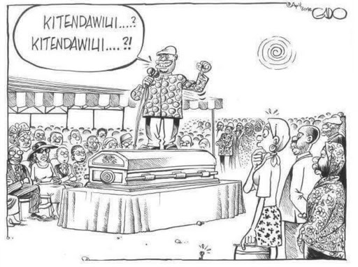 solo_ambuku's tweet photo. @OindoK @geoff_wageni @RailaOdinga Na hio madegree yooote #ODMcows wakonazo, hawajui kitu kidogo inaitwa protocol and common etiquette at the Mukami Kimathi burial ....... ang'oa! π€·πΎββοΈπ‘π https://t.co/KwyH1rcUvY