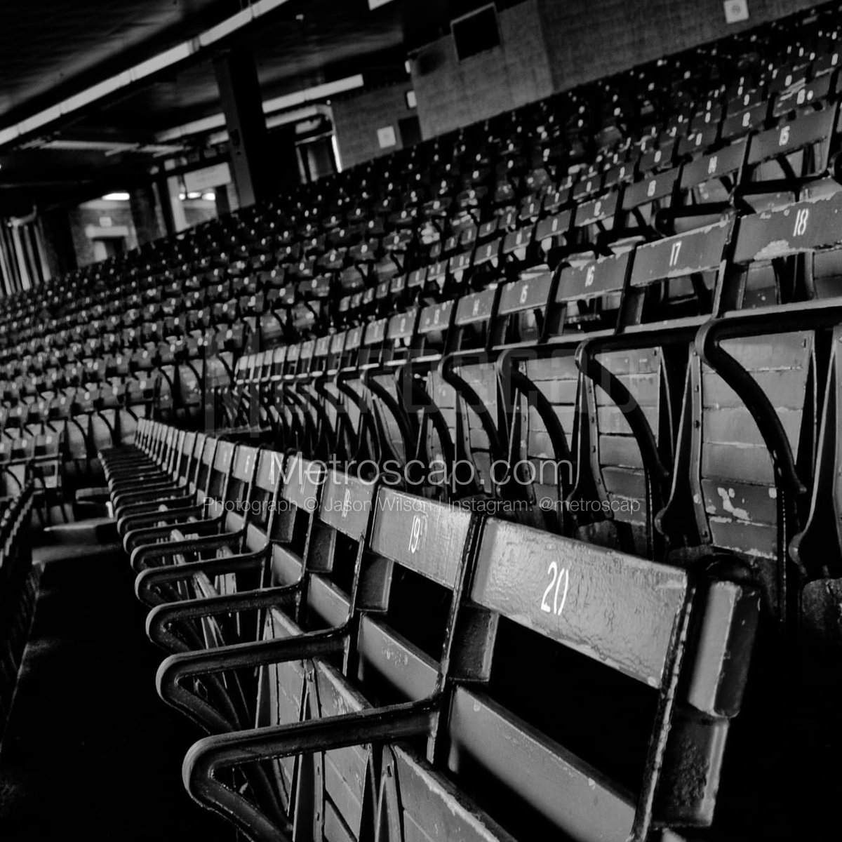 Boston pics Black & White: Fenway Park Bleachers #boston #bostonUSA #bostondotcom #fenway #fenwayPark #617 #BlackWhite | metroscap.com/boston-archite…