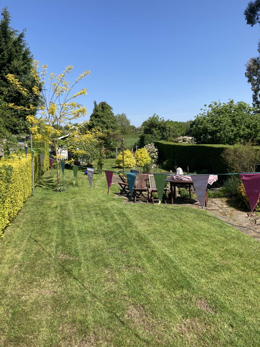 Stuart4Lees's tweet photo. #Eurovision Party preparations In process. #Eurovision2023 #Garden #OutdoorLiving #SummersClose. ๐๐ป๐ฅ https://t.co/4Tc1GrUu3s