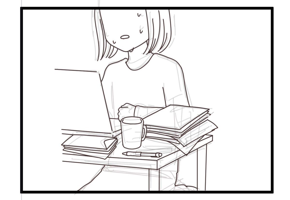 今日も描き描き…。ペン入れ中。 https://t.co/xvSifkdzeI