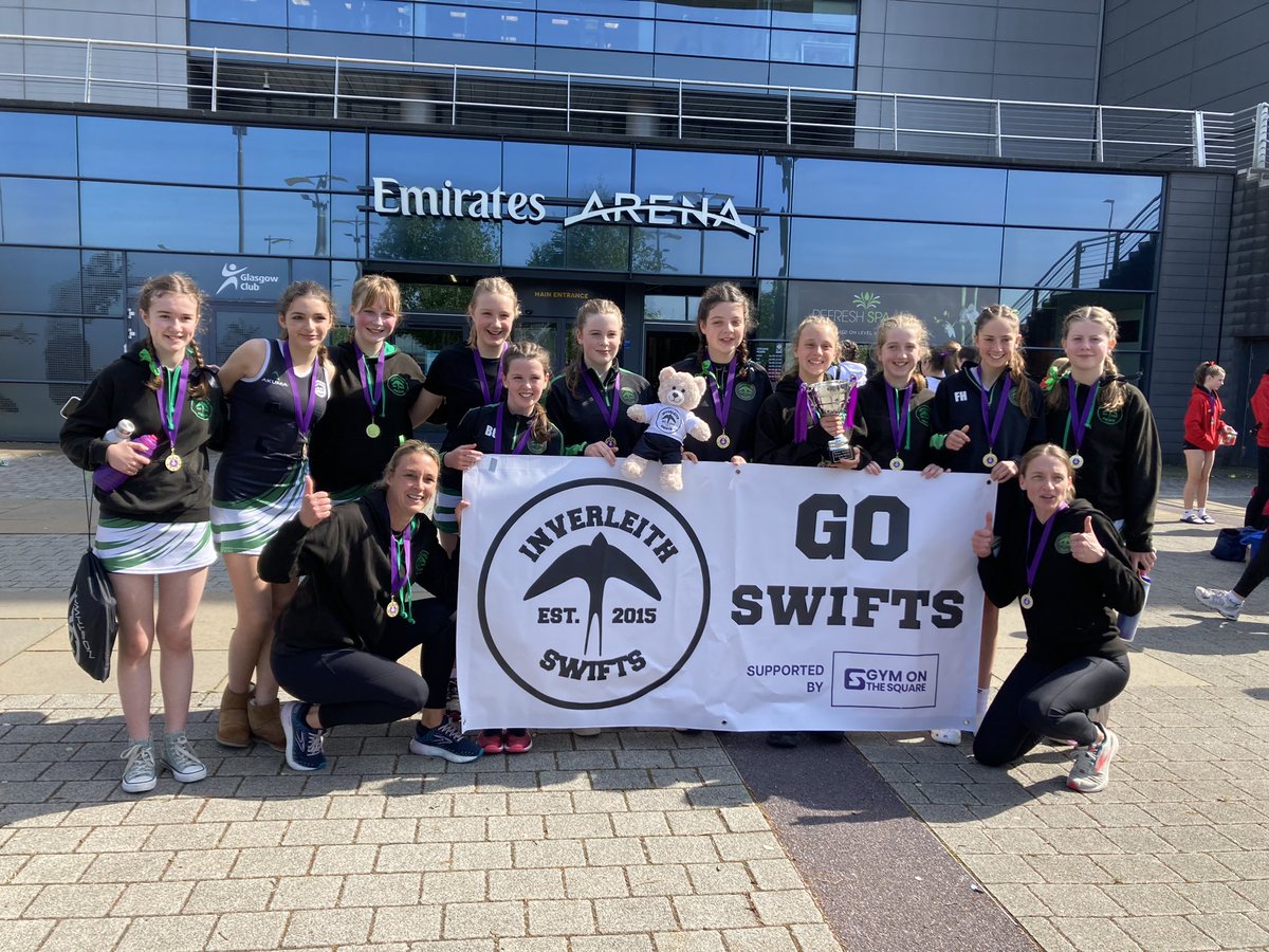katiellewellin's tweet image. Congratulations @swifts_club U13s netball team who have just won the Scottish Youth Cup on Super Saturday @EmiratesArena in Glasgow. Great occasion #sirensnetball