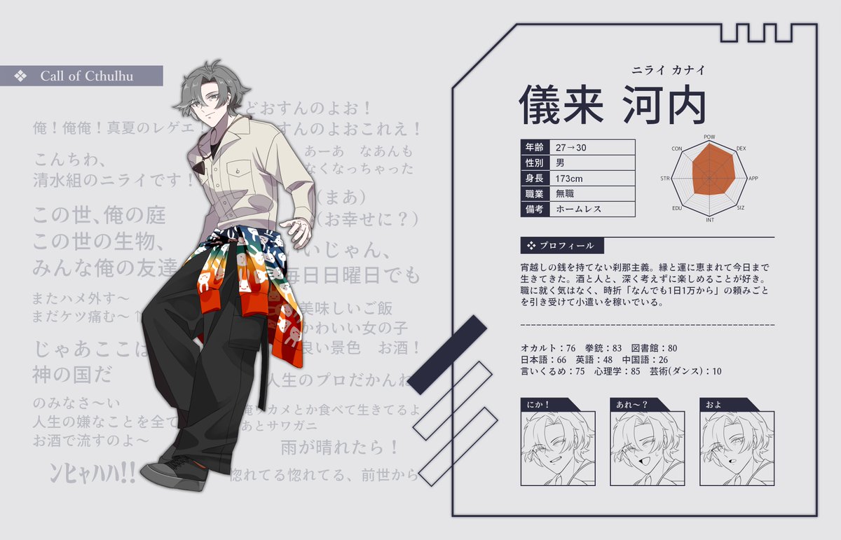 ❖継続探索者 神楽響/Barkmond/儀来河内/榊尊