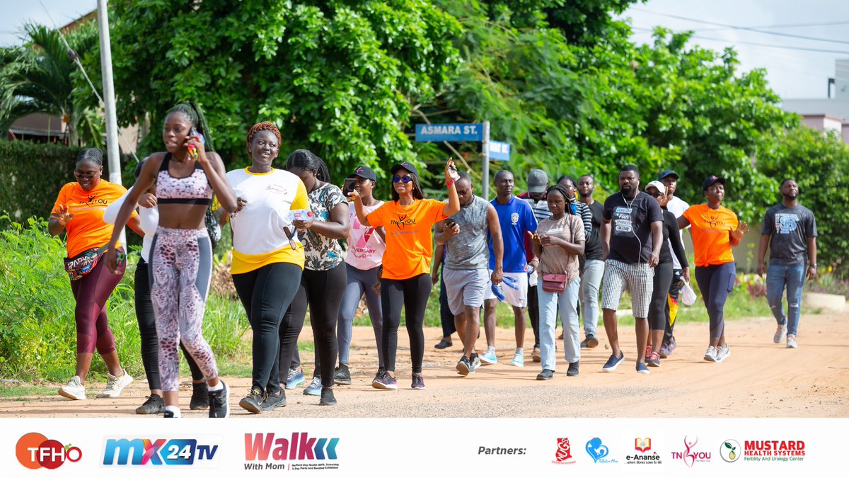 mx24gh's tweet photo. #WalkwithMom
#mx24gh #TFHO #funfearlessfactual #MothersDaywithMX24 #WalkwithMom | @tfhoghana @fit_by_coldchills @yaabitha @_AfroGirl https://t.co/hYTe6ZH5VA