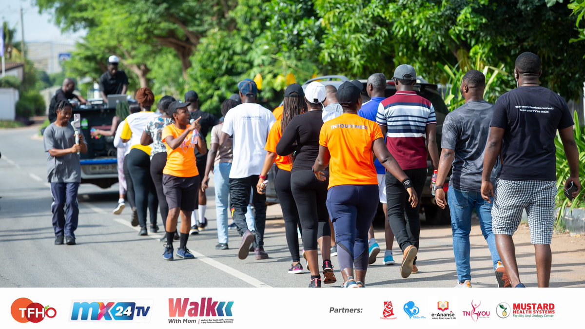 mx24gh's tweet photo. #WalkwithMom
#mx24gh #TFHO #funfearlessfactual #MothersDaywithMX24 #WalkwithMom | @tfhoghana @fit_by_coldchills @yaabitha @_AfroGirl https://t.co/hYTe6ZH5VA