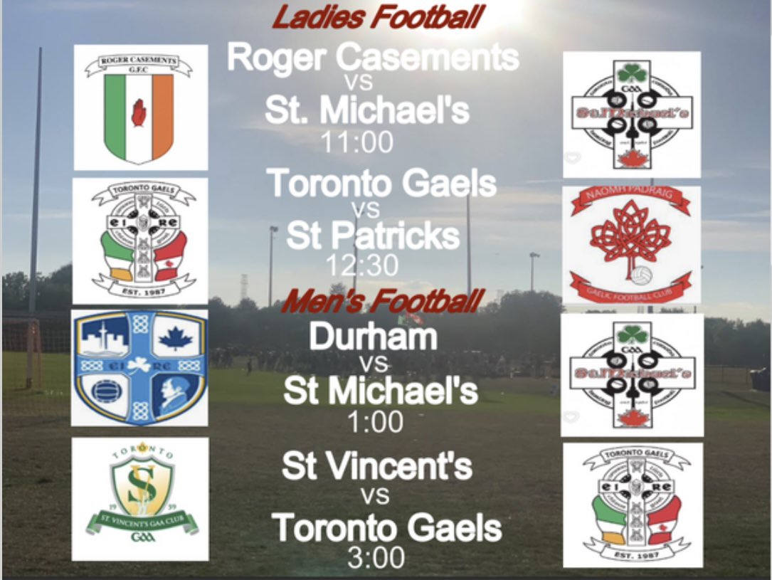 Matches - Toronto Gaels Gaelic Football Club — Toronto Gaels - Gaelic  Football Club