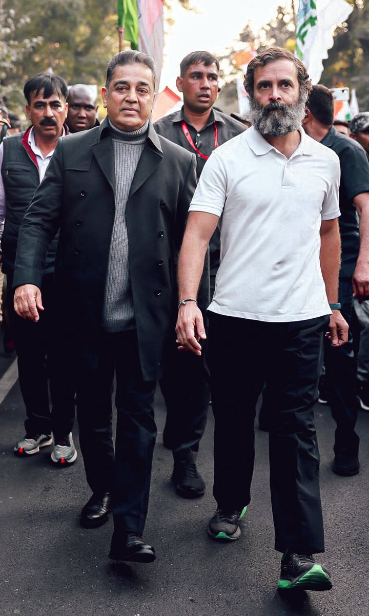 Kamal Haasan (@ikamalhaasan) on Twitter photo Shri <a href="/RahulGandhi/">Rahul Gandhi</a> ji, Heartiest Congratulations for this significant victory!
Just as Gandhiji, you walked your way into peoples hearts and as he did you demonstrated that in your gentle way you can shake the powers of the world -with love and humility. Your credible and Shri <a href="/RahulGandhi/">Rahul Gandhi</a> ji, Heartiest Congratulations for this significant victory!
Just as Gandhiji, you walked your way into peoples hearts and as he did you demonstrated that in your gentle way you can shake the powers of the world -with love and humility. Your credible and
