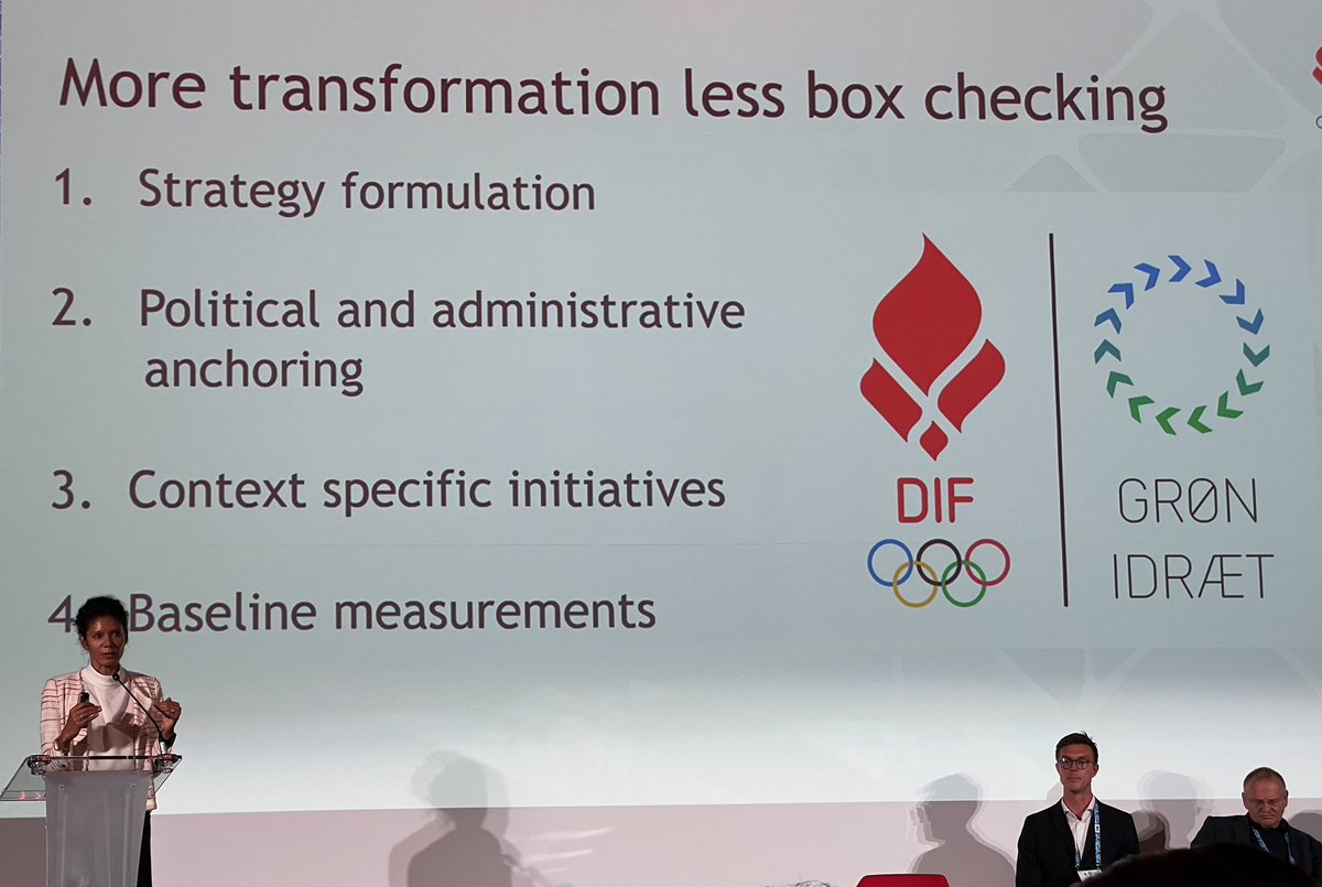hnatorp's tweet photo. 43rd EOC Seminar hosted by #CNOSF @FranceOlympique - placing sustainability at the heart of the #Paris2024 #Olympics 💚 fantastic backdrop for Danish NOC @DIFidraet to proudly presents our new “Green Sport certification” targeted at our 62 national federations #dkpol #greensport https://t.co/UuMGqpyuq0