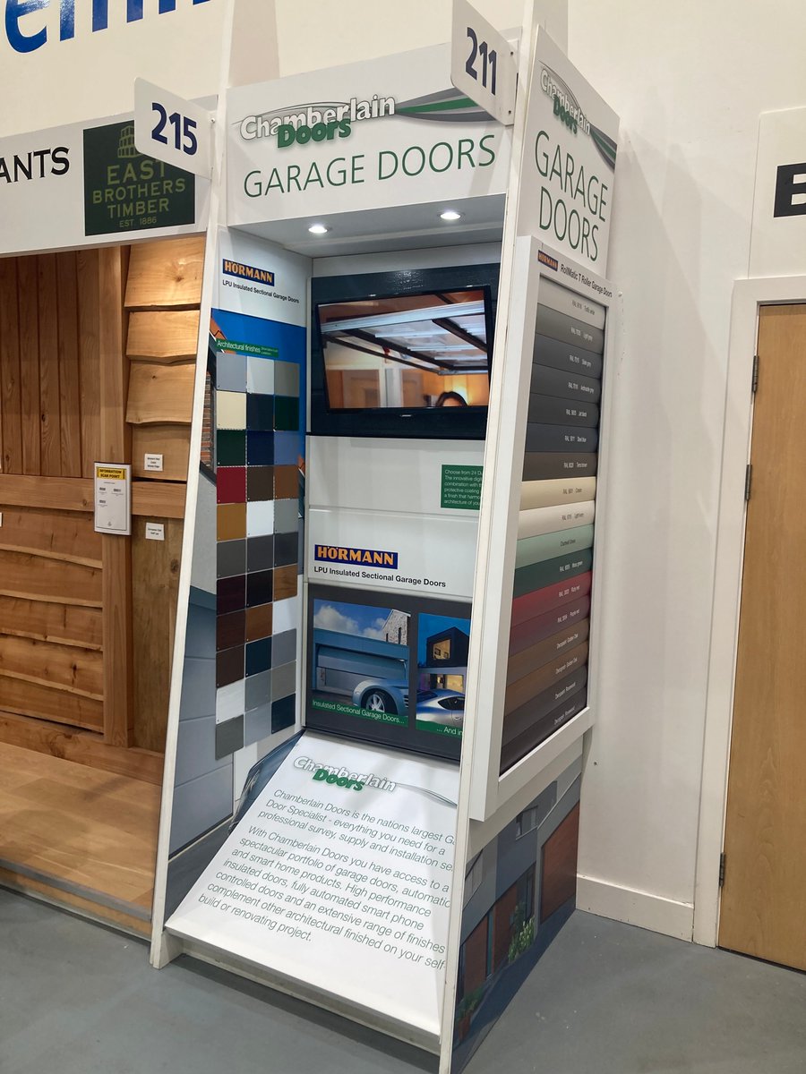ChamberlainDoo1's tweet photo. Day 2 at the #NSBRC Swindon #GarageDoors #Hormann #Garador #Automation https://t.co/edbwAvMABc