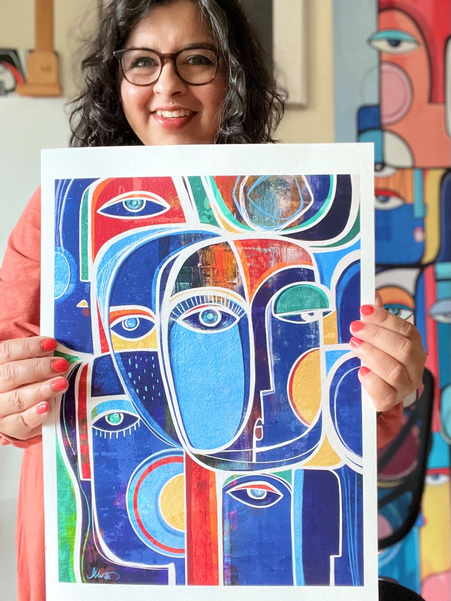 theprintspace's tweet image. NEW PRINTS INCOMING🔥

Love to go bold &amp;amp; break away from the convention? This classical Cubist collection by Ishita Banerjee (@soulcurryart) is for you!

Buy one of her beautiful prints before they sell out: soulcurryart.com

Good luck with the launch, Ishita! ✨