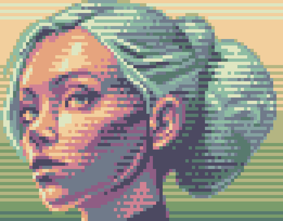 A hair #bun for my first #pixel_dailies using the  #nostalgicmemories palette

@Pixel_Dailies #pixelart