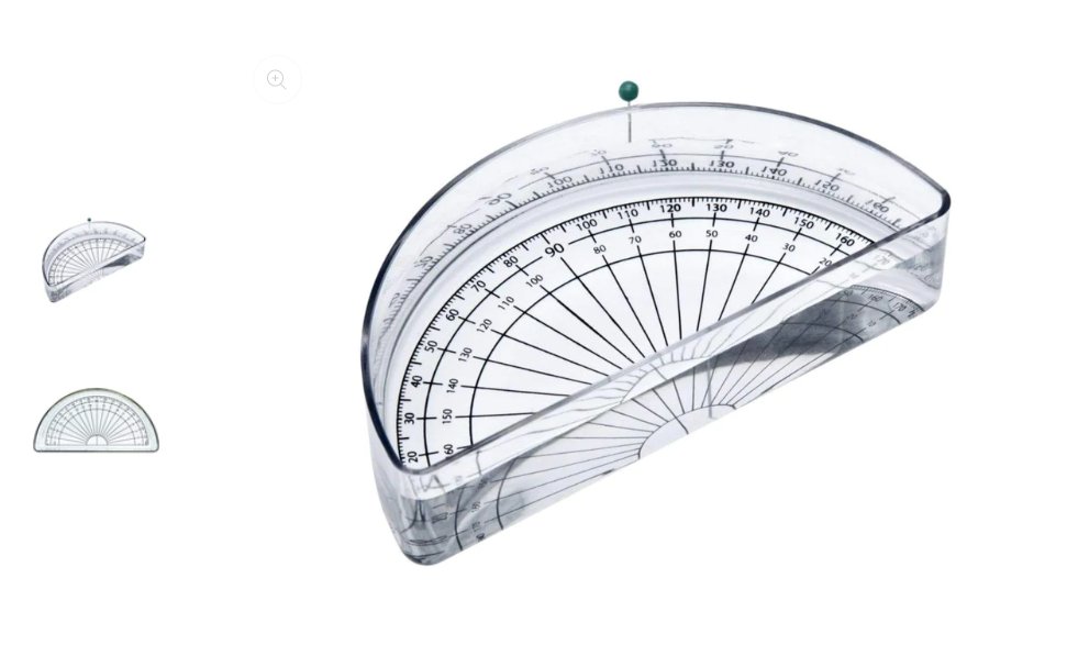 Saw these 'refraction cups' online this morning (from Arbor Sci). 
You fill with liquids of different densities and can investigate refraction/TIR. 
I thought they looked fab.
Then I looked closely at the printed protractor on the bottom... unhelpful arrangement?
<a href="/ChatPhysics/">Chat Physics</a>