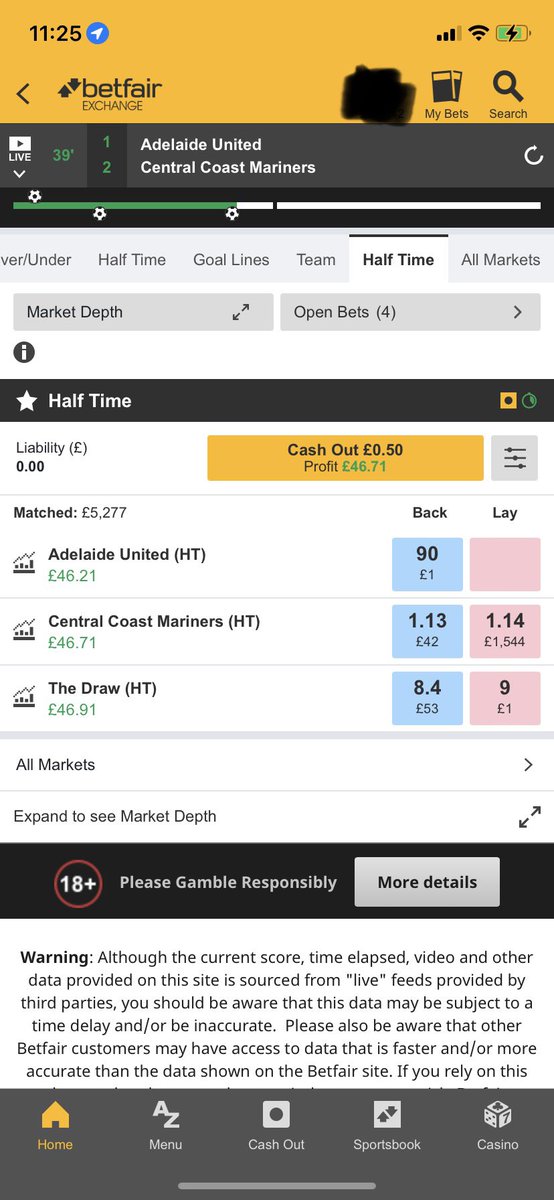 CorrectScoreBet's tweet image. Good start to the day,Australia one of the best leagues for first half goals.
