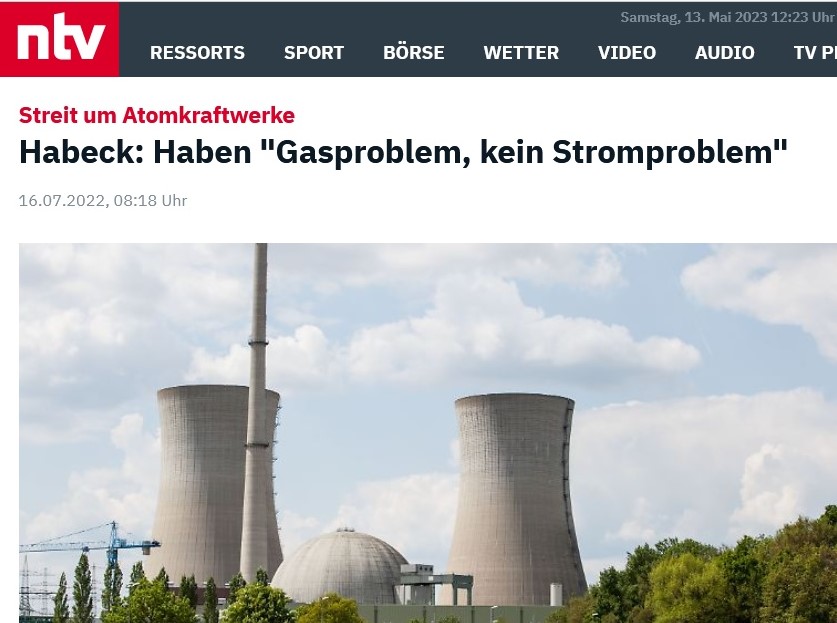 RebelRadioAM's tweet image. Am 16. Juli 2022 sagte Robert Habeck im Interview "Wir haben ein Gasproblem, kein #Stromproblem". Wohl kaum eine Aussage ist in weniger als einem Jahr schlechter gealtert. Am 12. Mai 2023 verkündet der BR die Stromrationierung ab 2024. Die grüne Lebenslüge führt in den Untergang.