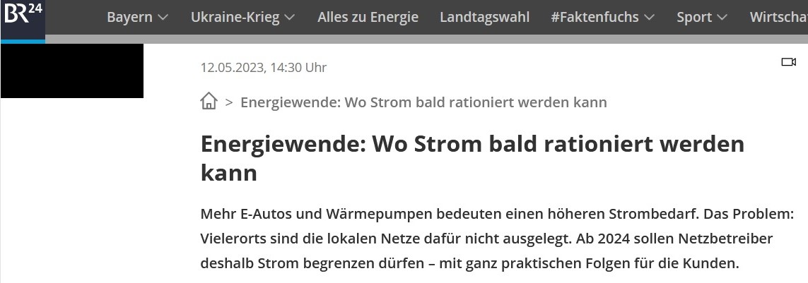 RebelRadioAM's tweet image. Am 16. Juli 2022 sagte Robert Habeck im Interview "Wir haben ein Gasproblem, kein #Stromproblem". Wohl kaum eine Aussage ist in weniger als einem Jahr schlechter gealtert. Am 12. Mai 2023 verkündet der BR die Stromrationierung ab 2024. Die grüne Lebenslüge führt in den Untergang.