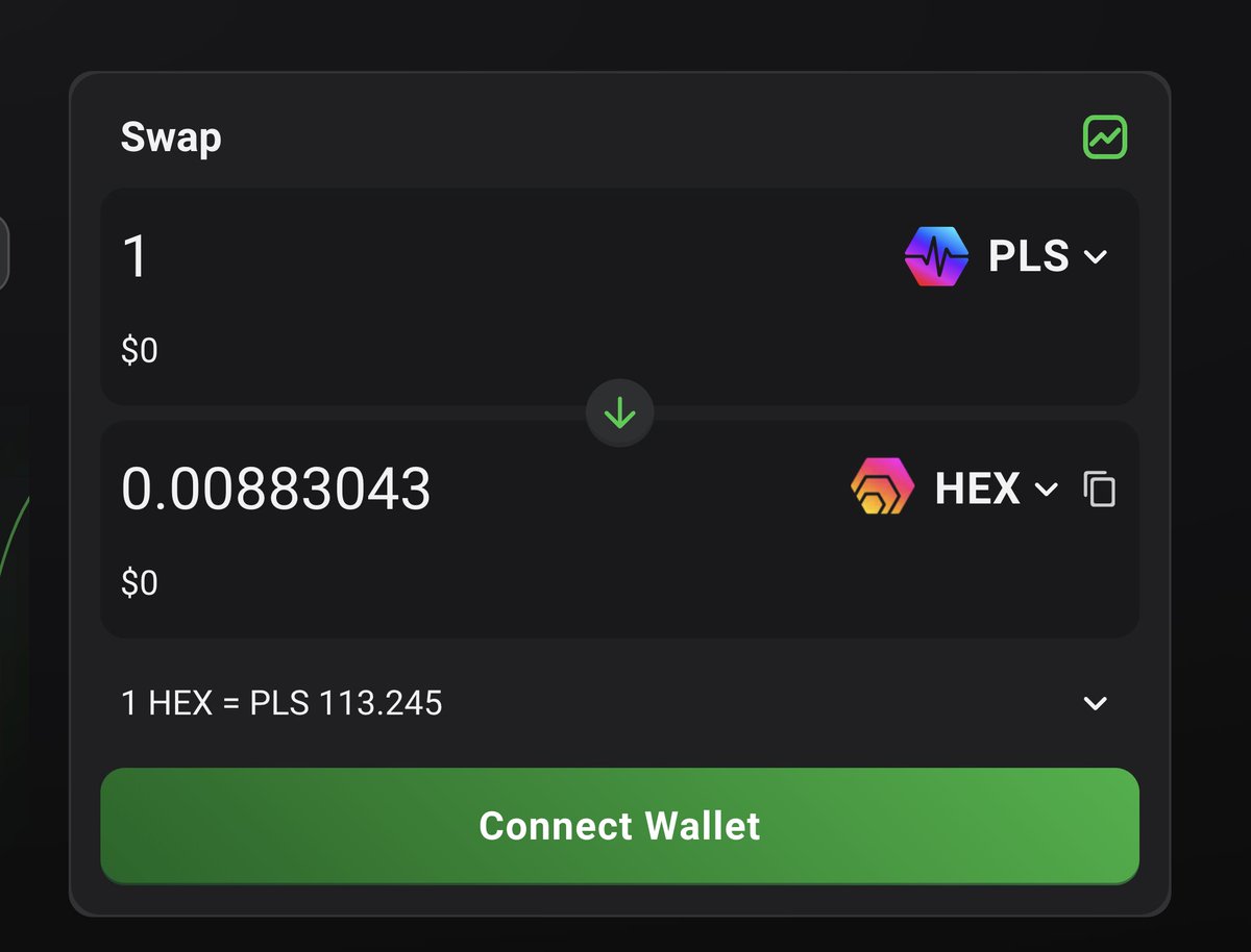 IvanOnTech's tweet photo. HOW MUCH DID $PLS SACRIFICERS MAKE?

1 $PLS = 0.0088 $HEX on PulseX exchange

My assumption is that $HEX is gonna have at least the same price as $eHEX has now (because it's "native" HEX on pulsechain while $eHEX is now an ETH copy) 

$eHEX is now at 0.034

sooo $PLS is then at least $0.00029 based on current prices, which is around a 3x from my sac price  🥂

Let's see if these assumptions hold! Comment if you agree/disagree!