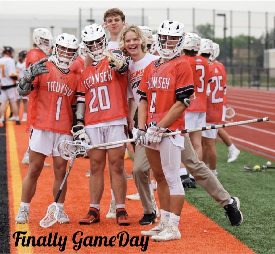 THSBoysLacrosse's tweet photo. 𝗚𝗔𝗠𝗘𝗗𝗔𝗬

MILITARY APPRECIATION 🇺🇸 

🆚 Lincoln
🏟 Tecumseh Indians Stadium 
⏰ 10:00 AM

#FAMILY

@TecAthletics @JeffPapworth @TecumsehHerald @lenaweesports @965TheCave @TecumsehFanClub https://t.co/7uPu6OUFZQ