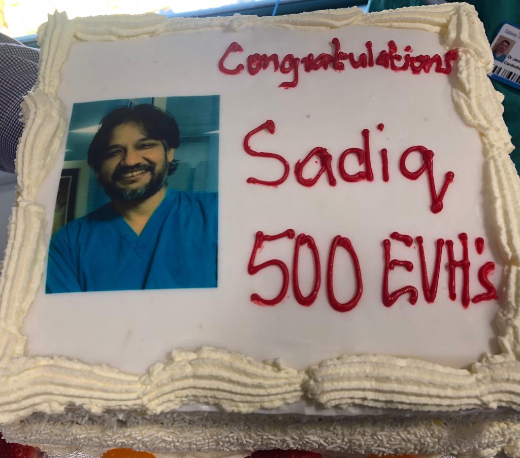 Sadiq Siddiqui (@drsadiq2003) on Twitter photo Celebrating 500th EVH in the Department of Cardiothoracic Surgery University Hospital Galway. Thank you so much, <a href="/mariecloonan37/">Marie Cloonan</a> ,Michelle Wren, Niamh McDermott, Sharon Collins, and all other nurses for the party and lovely cake. Celebrating 500th EVH in the Department of Cardiothoracic Surgery University Hospital Galway. Thank you so much, <a href="/mariecloonan37/">Marie Cloonan</a> ,Michelle Wren, Niamh McDermott, Sharon Collins, and all other nurses for the party and lovely cake.