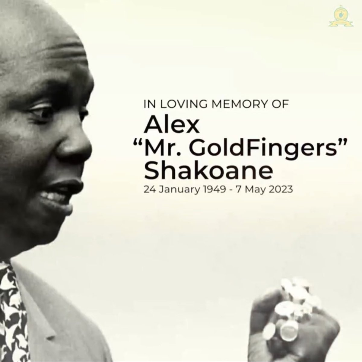 Velile_Mnyandu's tweet photo. Spent two days this week working on the #AlexShakoane tribute, donโt miss it on @Official_SABC1 at 13:30 this afternoon. Remembering the legend.
@SABC_Sport | #RIPGoldfinger https://t.co/D7XSjc16uq