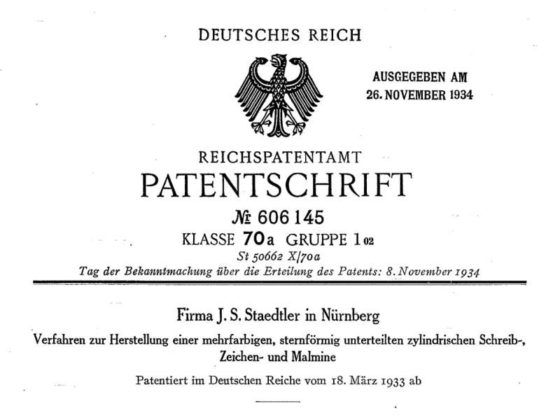 BleistiftBlog's tweet photo. ✏️New on Lexikaliker's blog: Patent Nr. 606145 https://t.co/B6UHlADGVr https://t.co/SvsaHqkHVy