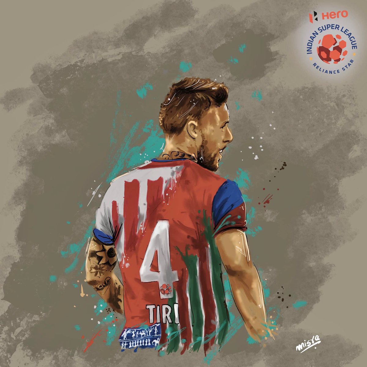 8 years in India!🇮🇳🫶🏼 

@misra_artistics 🎨🖌️

#indiasuperleague #atk #Jamshedpur #atkmohunbagan